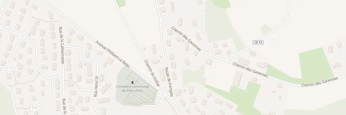 Plan du 127 Rte de Pampier à Pont-d’Ain