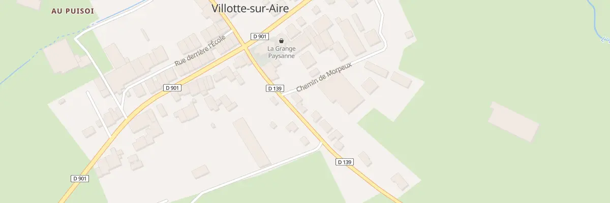 Plan du 3 Rue de Gimecourt à Villotte-sur-Aire