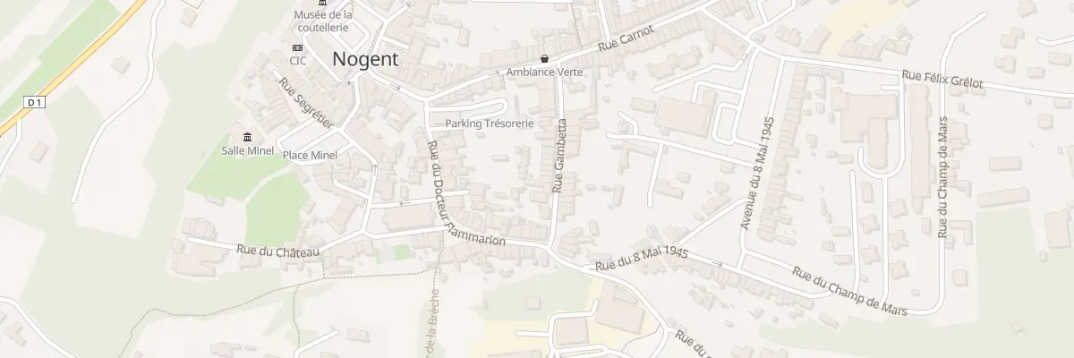 Plan du 28 Rue Gambetta à Nogent