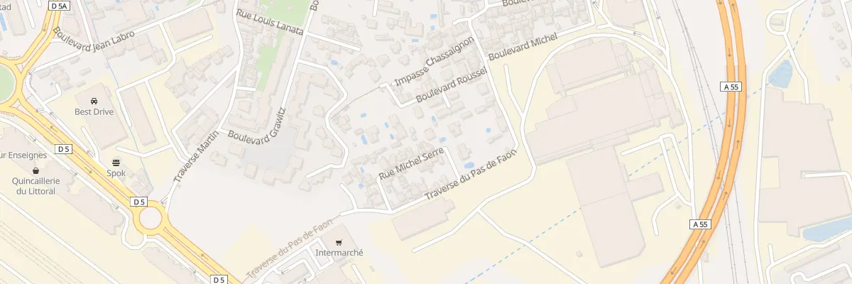 Plan du 27 Rue michel serre à Marseille 16e Arrondissement