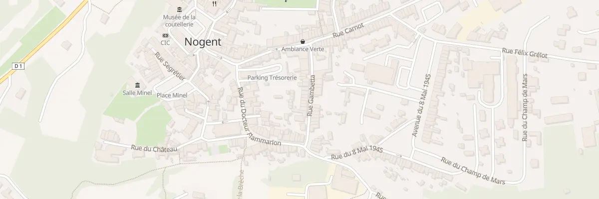 Plan du 22 Rue Gambetta à Nogent