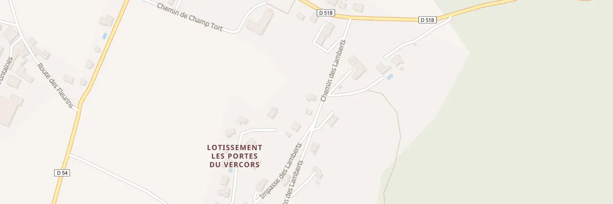 Plan du 150 Che des Lamberts à Sainte-Eulalie-en-Royans