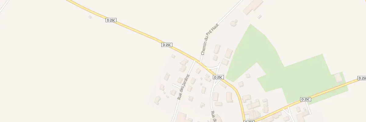 Plan du 2 Rue des Jardins à Charmes