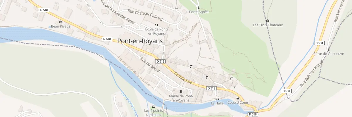Plan du 16 Rue de l’Horloge à Pont-en-Royans