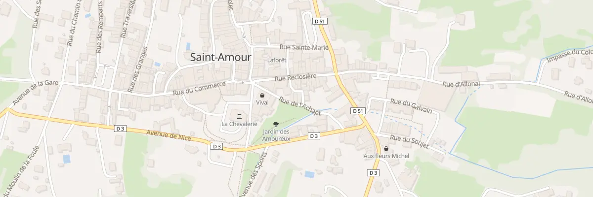 Plan du 2 Rue Guillaume à Saint-Amour