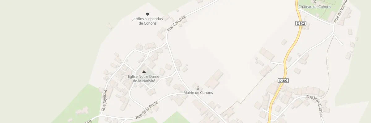 Plan du 20 Rue Candree à Cohons