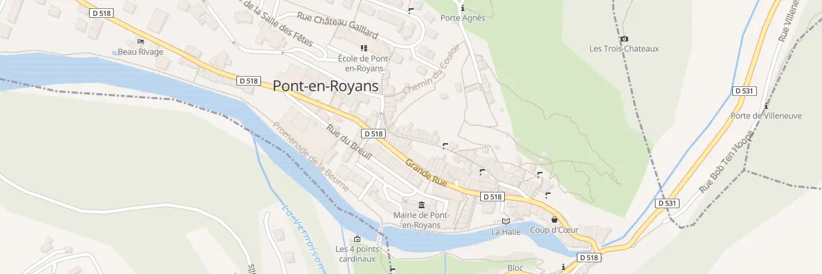 Plan du 5242 Rue de l’Horloge à Pont-en-Royans
