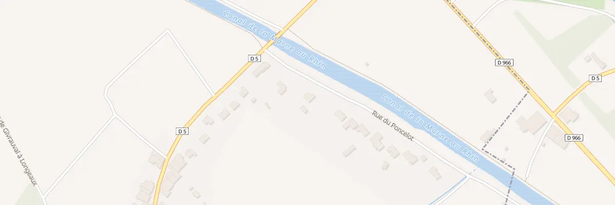 Plan du 6 Rue du Poncelot à Longeaux