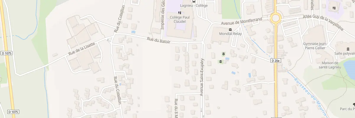 Plan du 65 Rue du Batoir à Lagnieu