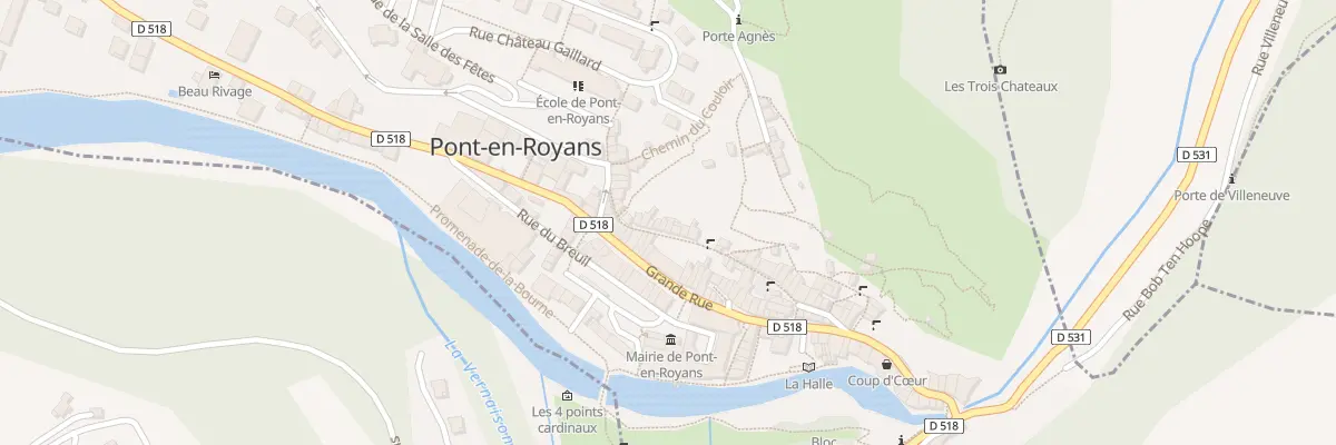 Plan du 10 Rue de l’Horloge à Pont-en-Royans