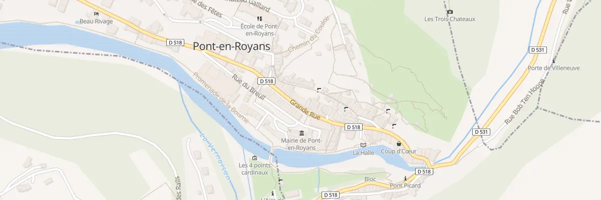 Plan du 40 Gr Grand Rue à Pont-en-Royans