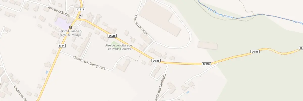 Plan du 5156 Les Goulets et Champs du M à Sainte-Eulalie-en-Royans