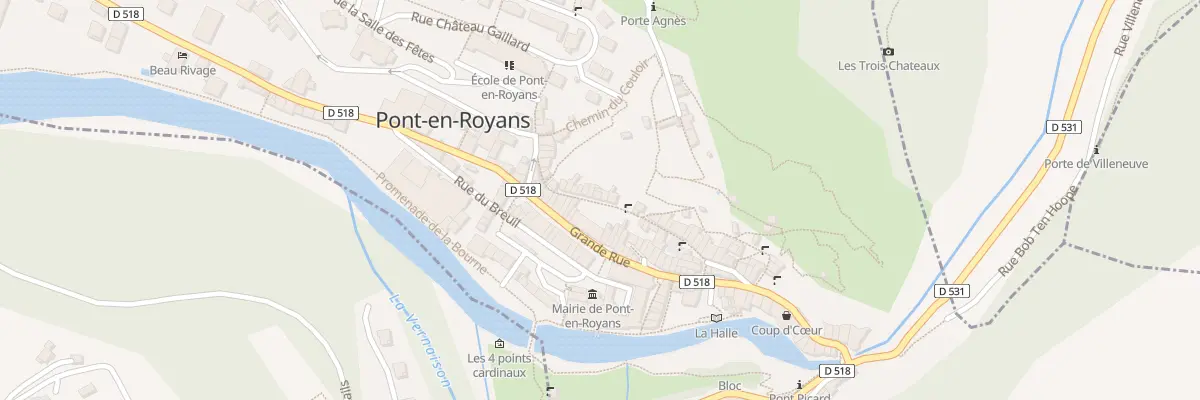 Plan du 6 Rue de l’Horloge à Pont-en-Royans
