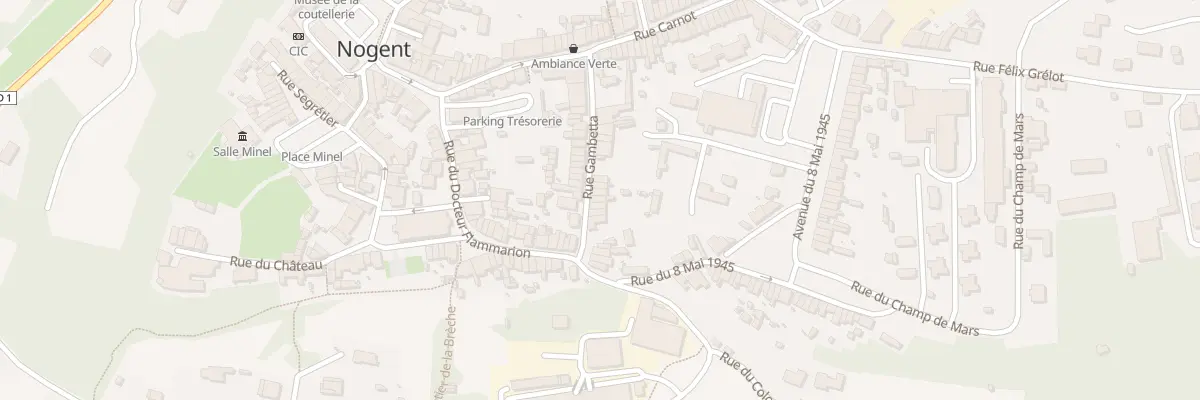 Plan du 17 Rue Gambetta à Nogent