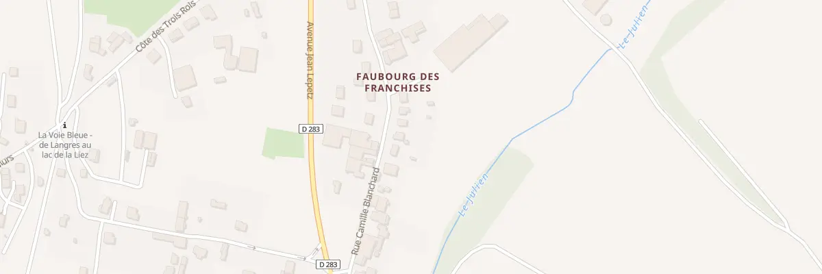 Plan du 190 Rue Camille Blanchard à Langres
