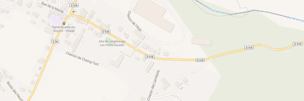 Plan du 295 Av du Vercors à Sainte-Eulalie-en-Royans