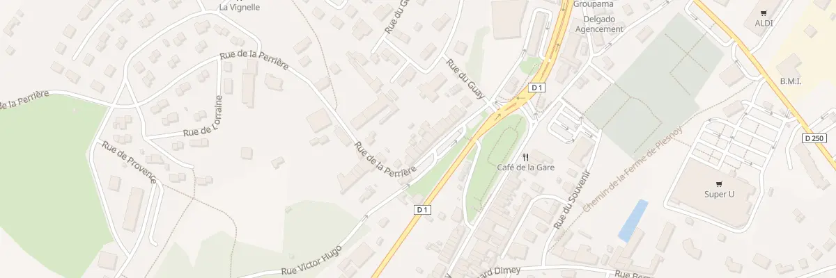 Plan du 22 Rue de la Perriere à Nogent