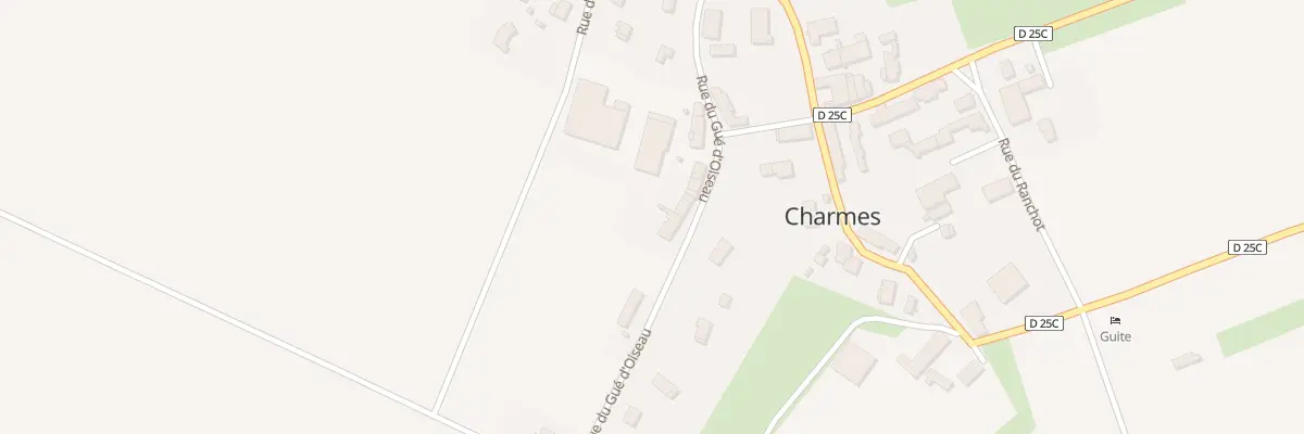 Plan du 14 Rue du Gué d’Oiseau à Charmes