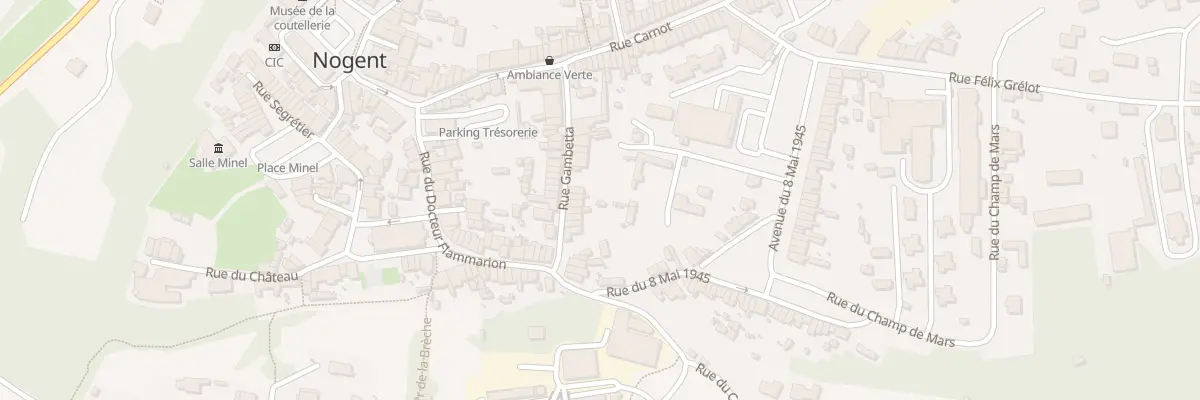Plan du 13 Rue Gambetta à Nogent