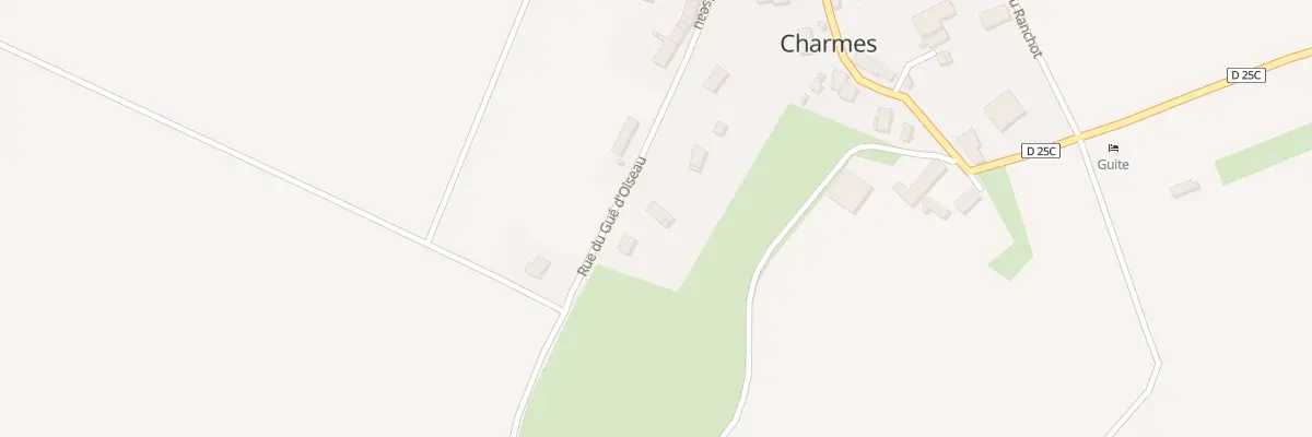 Plan du 13 Rue du Gué d’Oiseau à Charmes