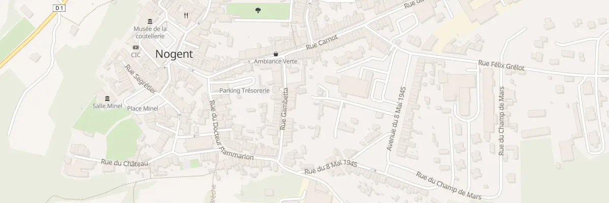 Plan du 7 Rue Gambetta à Nogent