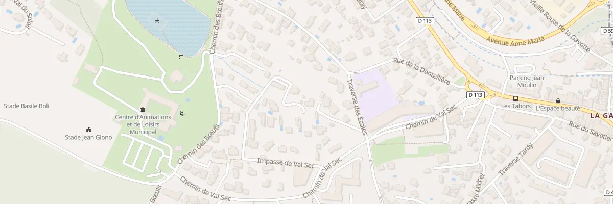 Plan du 9 Che de Val Sec aux Pennes-Mirabeau