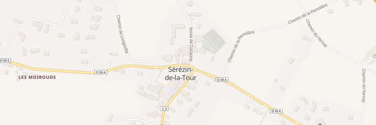 Plan du 5033 Le Devay à Sérézin-de-la-Tour