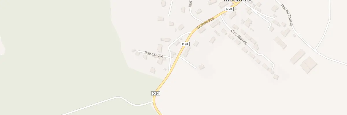 Plan du 5 Rue Creuse à Magny-Montarlot