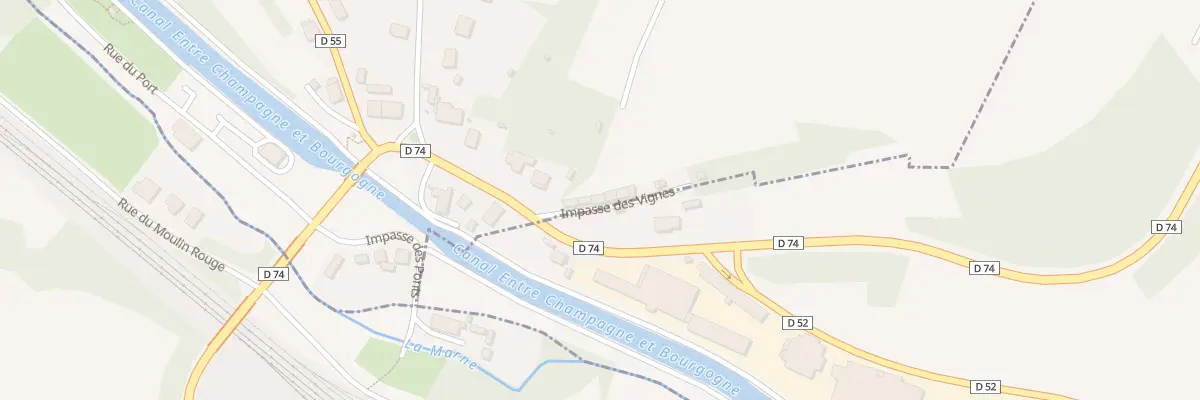 Plan du 45 Imp des Vignes à Peigney