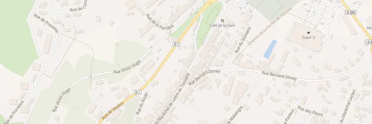 Plan du 133 Rue du Marechal de Lattre à Nogent