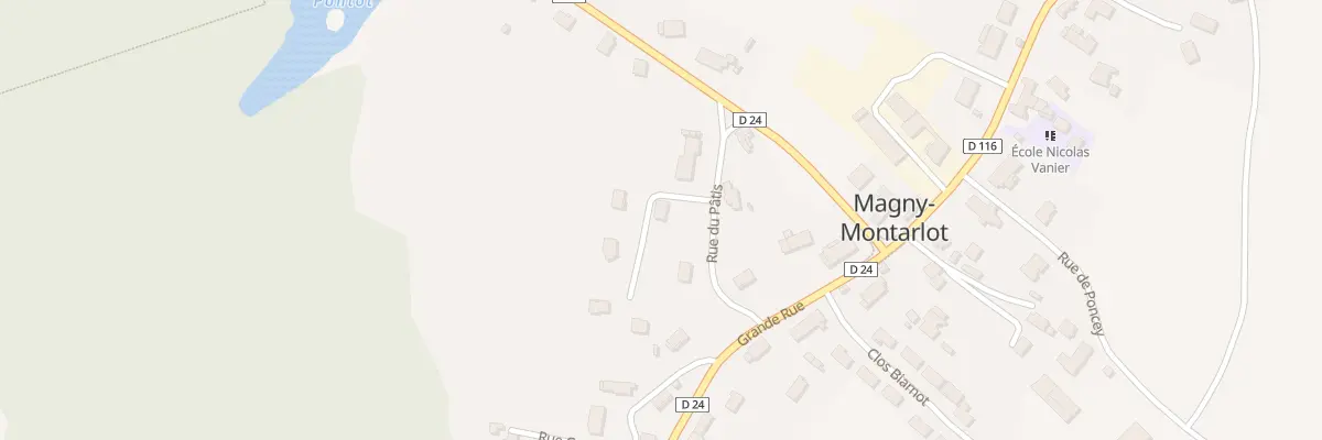 Plan du 4 Imp des Pommiers à Magny-Montarlot