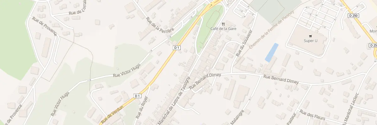 Plan du 137 Rue du Marechal de Lattre à Nogent