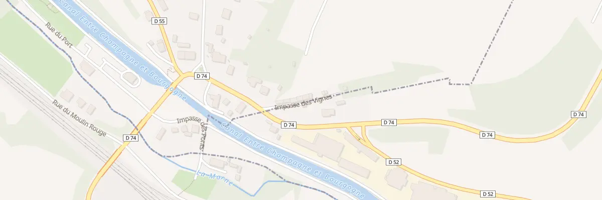 Plan du 55 Imp des Vignes à Peigney