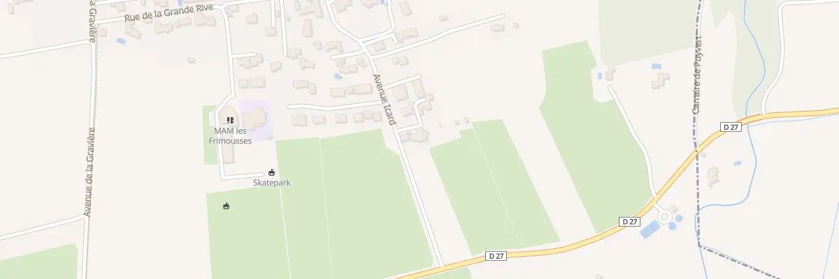 Plan du 30 Av Icard à Puyvert