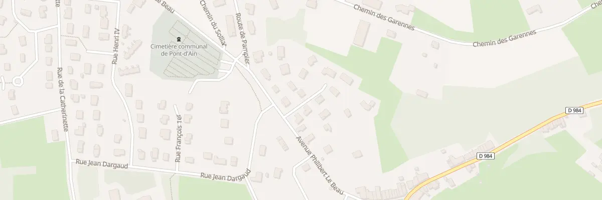 Plan du 5227 Rue Philibert-le-beau à Pont-d’Ain