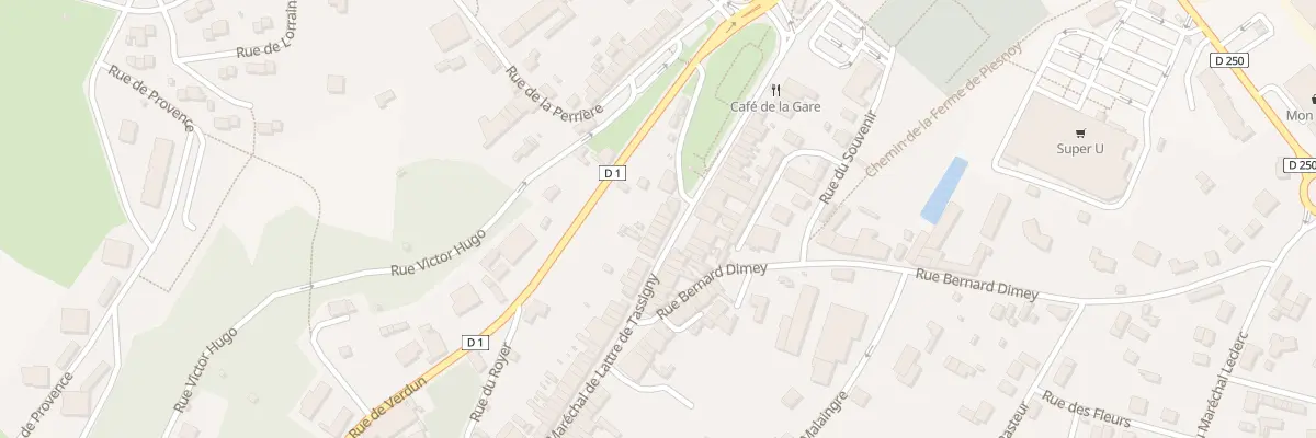 Plan du 139 Rue du Marechal de Lattre à Nogent