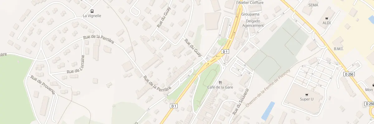 Plan du 4 Rue de la Perriere à Nogent