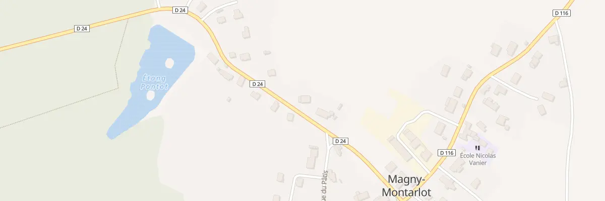Plan du 6 Rue de Longchamp à Magny-Montarlot