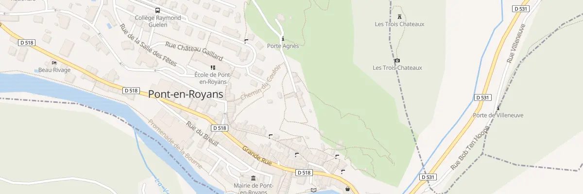 Plan du 5273 Au Pont à Pont-en-Royans