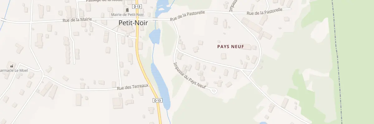 Plan du 3 Imp du Pays Neuf à Petit-Noir