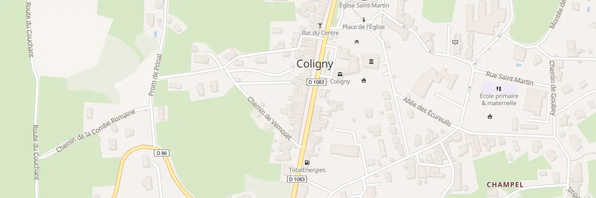 Plan du 5281 Coligny Le Haut à Coligny