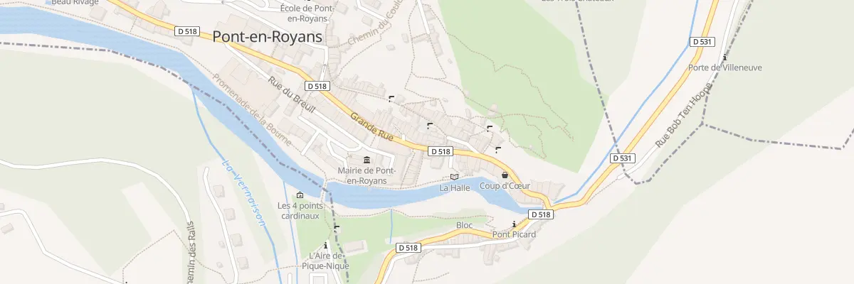 Plan du 24 Gr Grand Rue à Pont-en-Royans
