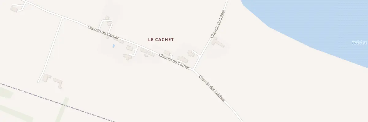 Plan du 715 Chem du Cachet à Saint-Savin