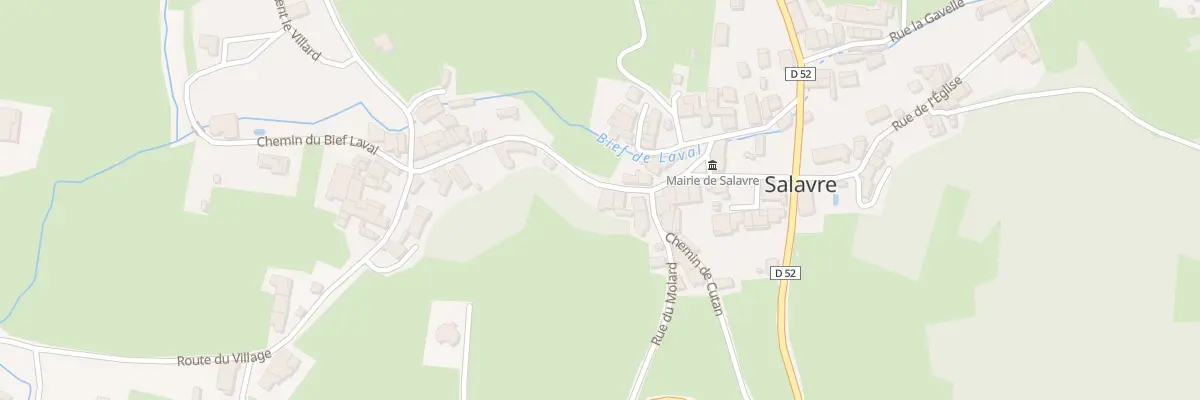 Plan du 35 Rte du Village à Salavre