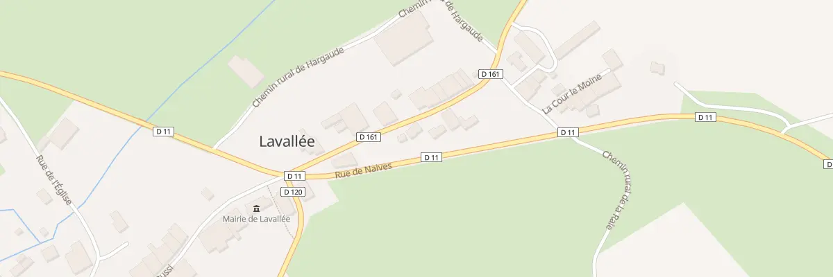 Plan du 8 Rue de Gervine à Lavallée