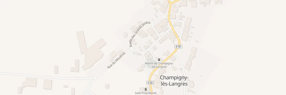 Plan du 112 Rue du Moulinot à Champigny-lès-Langres
