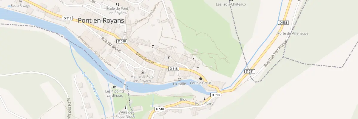 Plan du 8 Rue du Temple à Pont-en-Royans