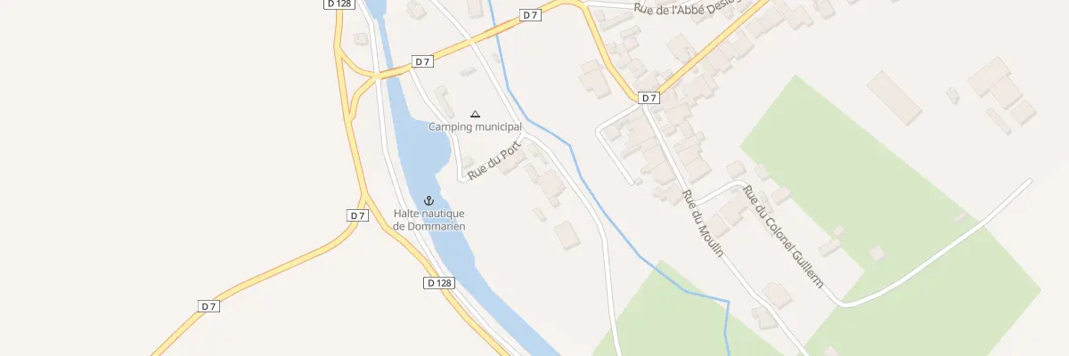 Plan du 1 Rue du Port à Dommarien
