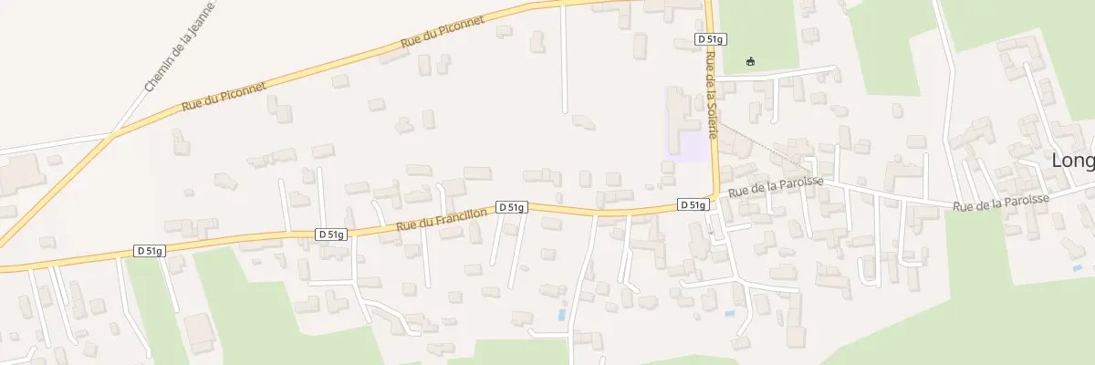 Plan du 150 Rue du Francillon à Longechenal