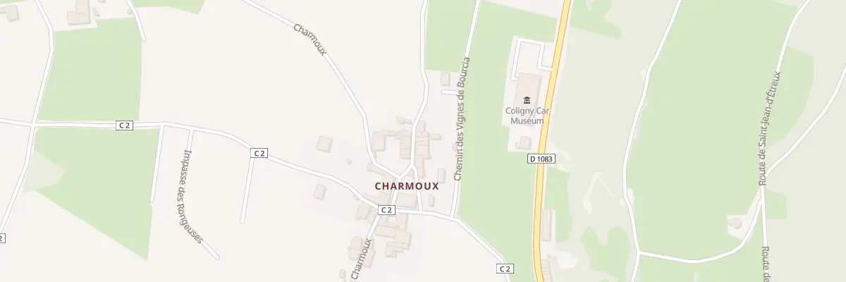 Plan du 293 Rte de Charmoux à Coligny